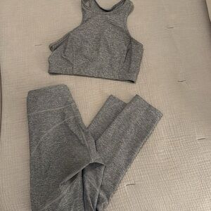 Outdoor Voices Grey Workout Set | size small